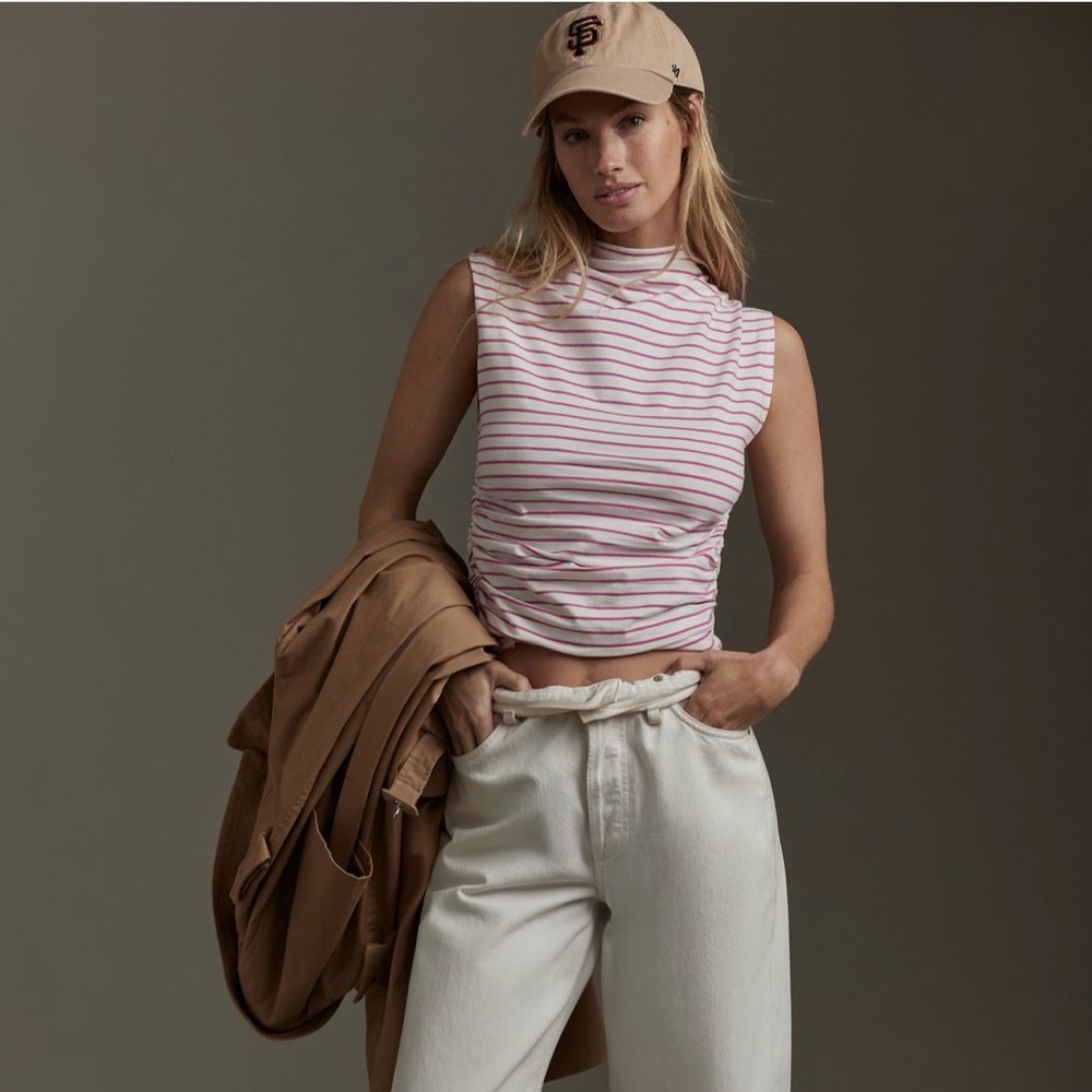 Maeve by Anthropologie striped cotton tee